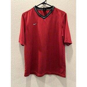 Nike Youth Shirt Red/Black Trim L (12-14)